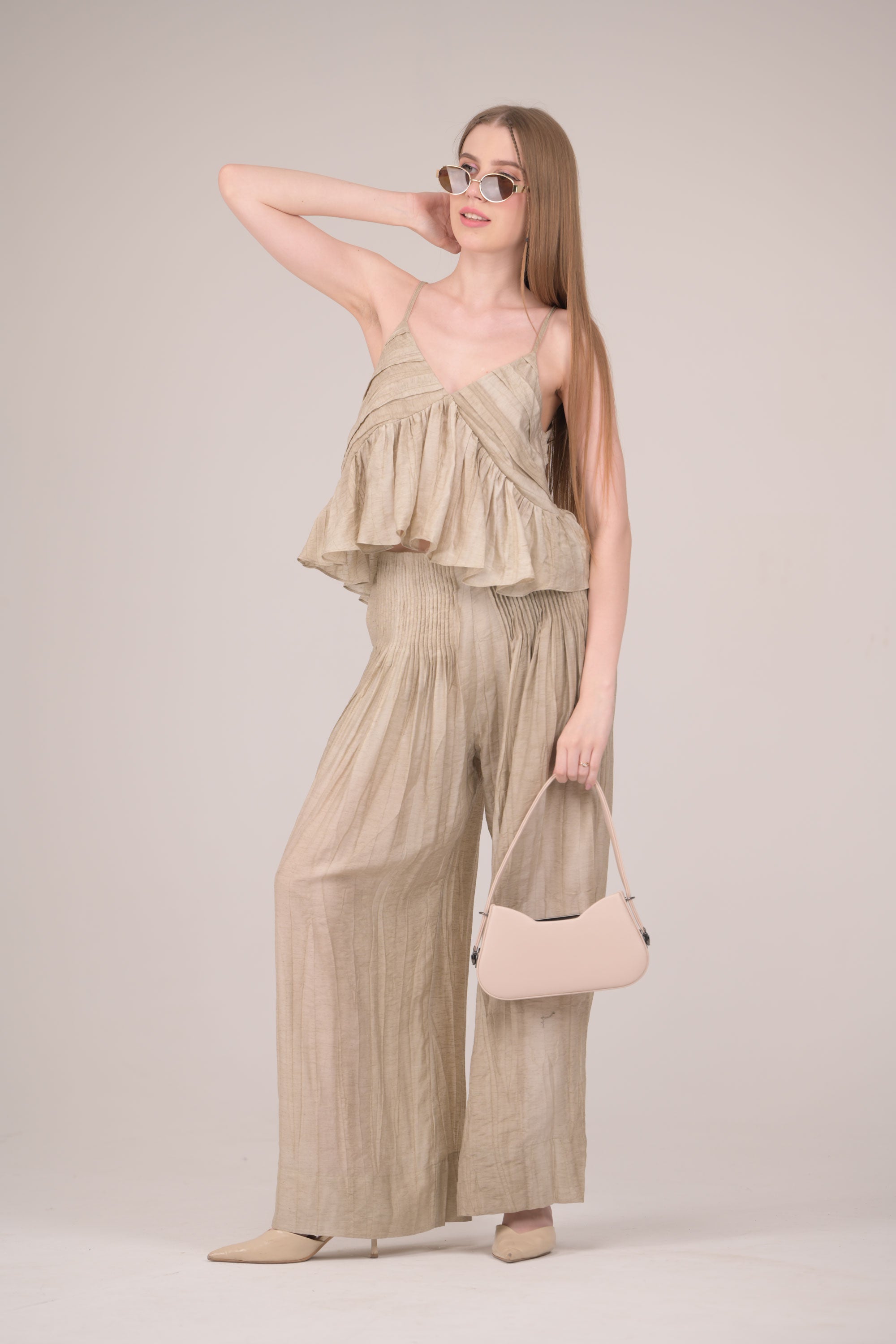 Caramel Flow Fit Co-ord