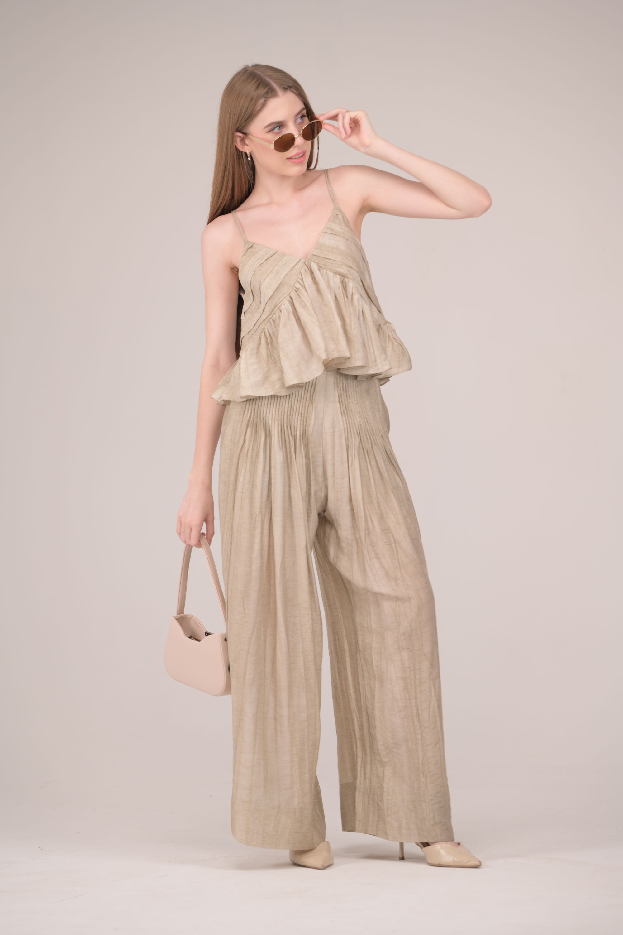 Caramel Flow Fit Co-ord