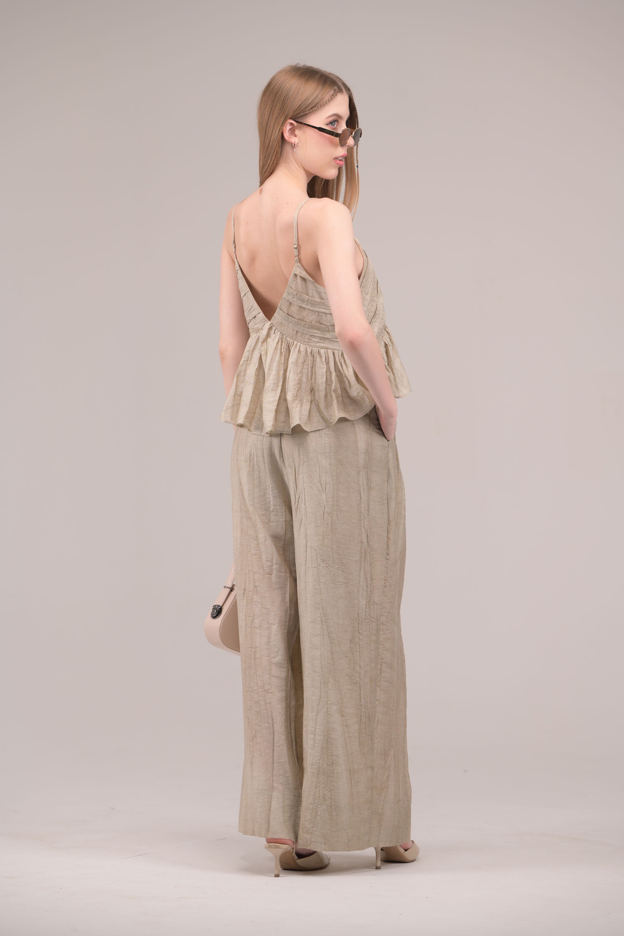 Caramel Flow Fit Co-ord