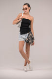 Clashcore Denim Shorts