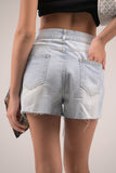 Clashcore Denim Shorts