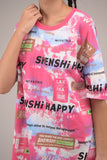 Bubblegum Chaos Oversize Tee