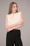 Latte Luxe Crew Neck Top
