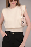 Latte Luxe Crew Neck Top