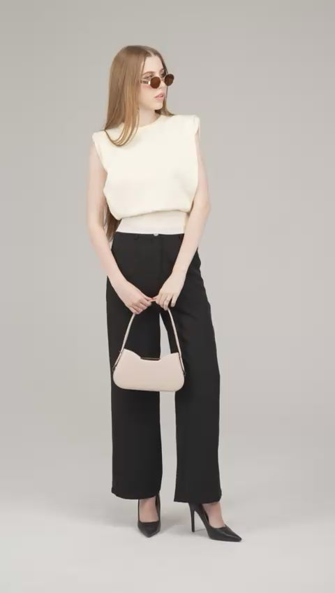 Latte Luxe Crew Neck Top