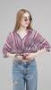 Sunset Stripe Knot Top